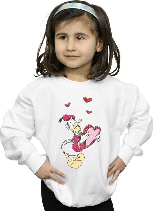 Immagine prodotto Disney Donald Duck Love Heart Felpa Ragazze (116)