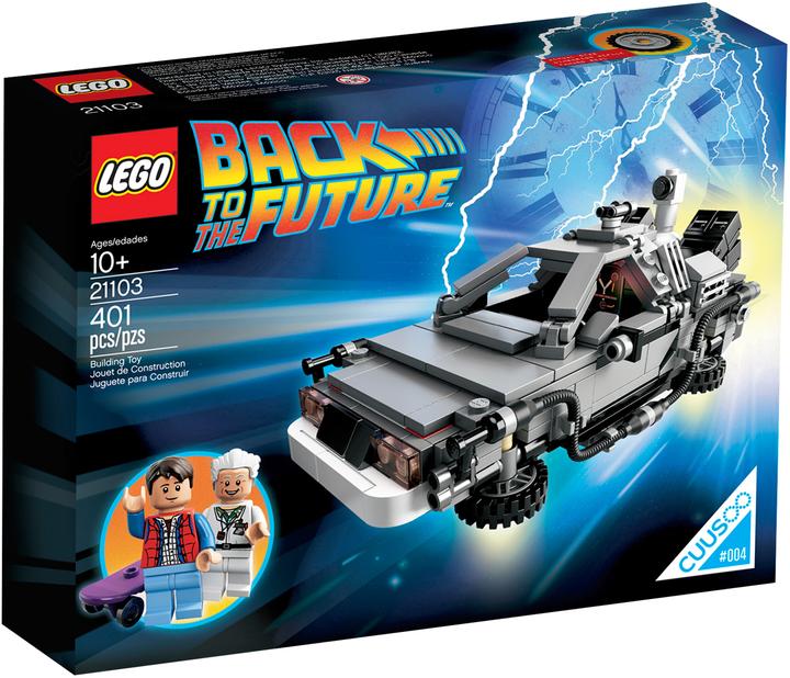 Actual product image LEGO Cuusoo DeLorean time machine (21103, LEGO Ideas)
