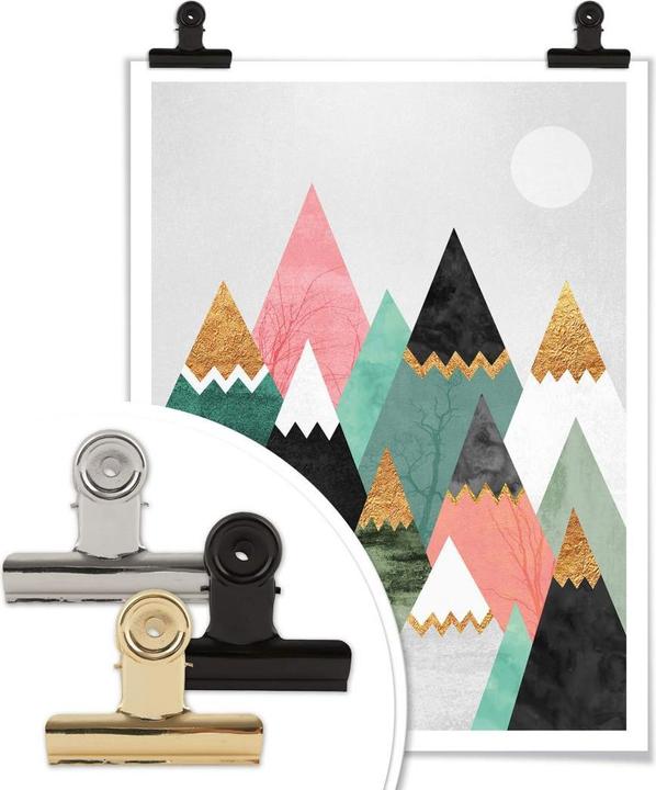 Immagine prodotto Trenddeko Montagne colorate (30 x 40 cm)