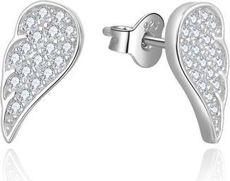 Beneto Silver earrings Angel wings AGUP2610 (L)