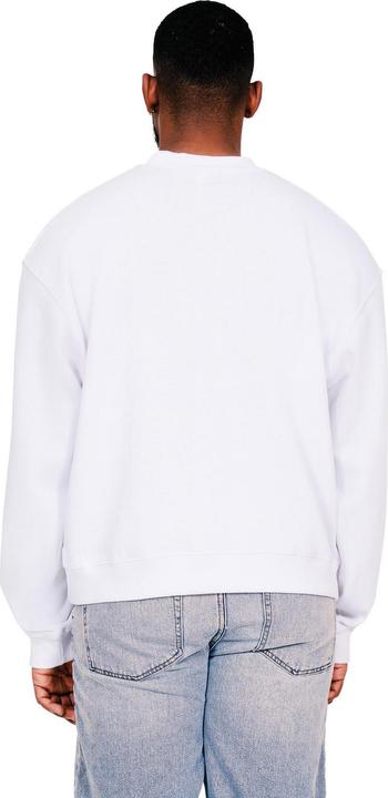 Actual product image Universal Textiles Mens Ringspun Cotton Extended Neckline Oversized Sweatshirt (S)