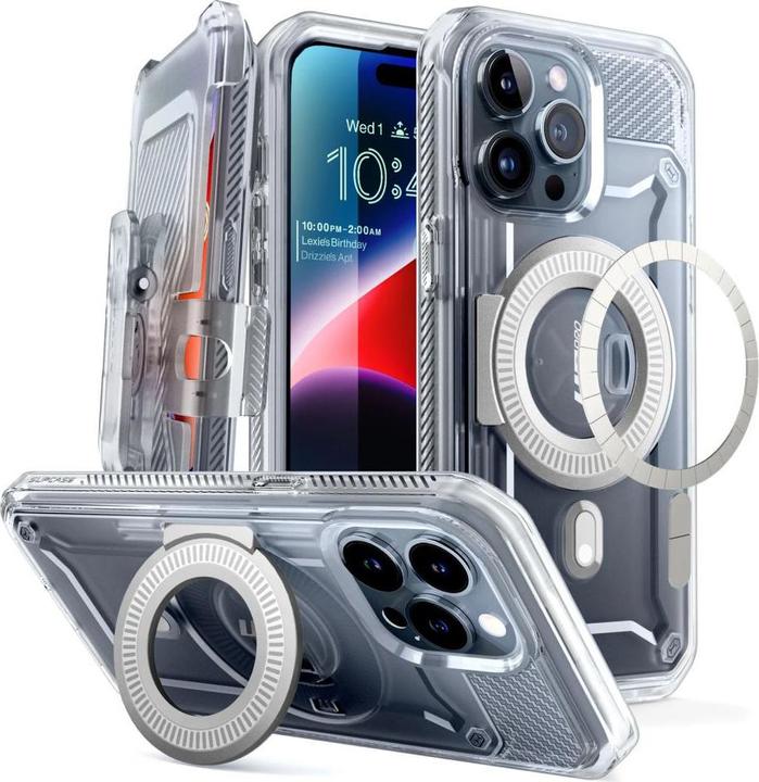 Productafbeelding Supcase UB Pro Mag hoesje met MagSafe voor iPhone 15 Pro - transparant (Apple iPhone 15 Pro)