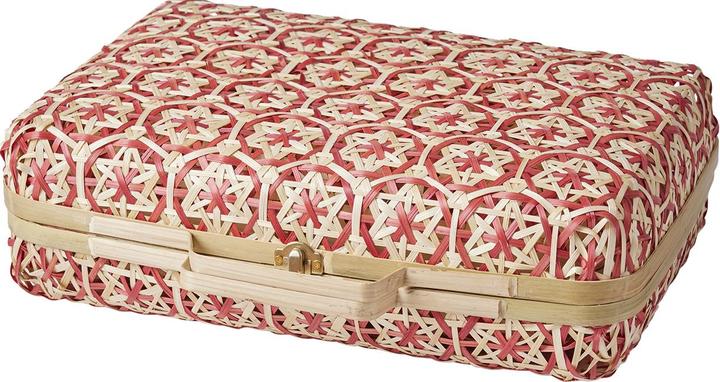 Actual product image Vertbaudet Set of 2 children's room storage cases made of bamboo, two-coloured
