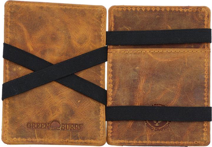 Immagine prodotto Greenburry Portafoglio Magic vintage RFID in pelle 10 cm