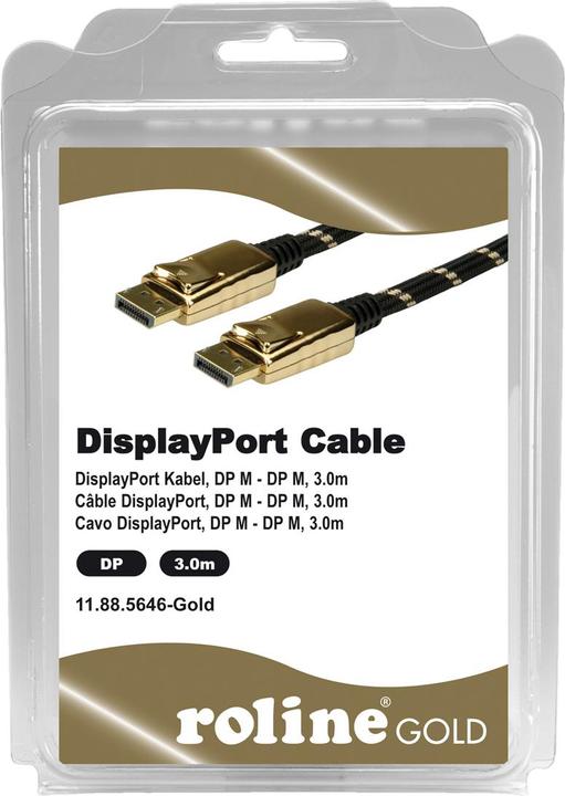 Actual product image Roline DisplayPort — DisplayPort (3 m, DisplayPort)
