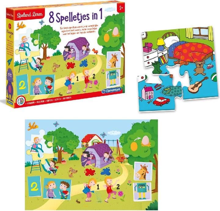Image du produit Clementoni joue à apprendre - 8 jeux en 1 (Anglais)
