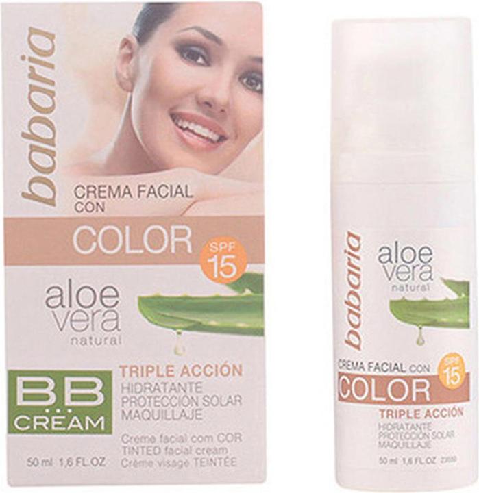 Actual product image Babaria ALOE VERA BB cream SPF15 50 ml (Beige)