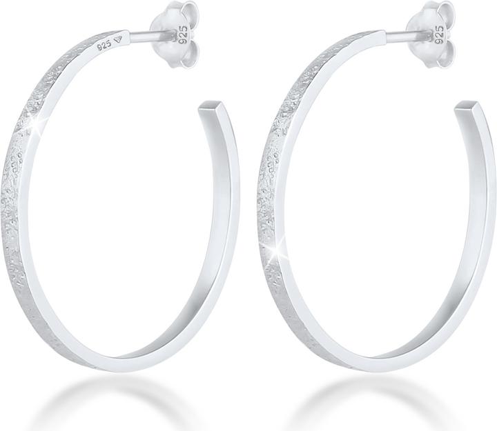 Produktbild Elli Creolen Basic Gehämmert (925 Silber)