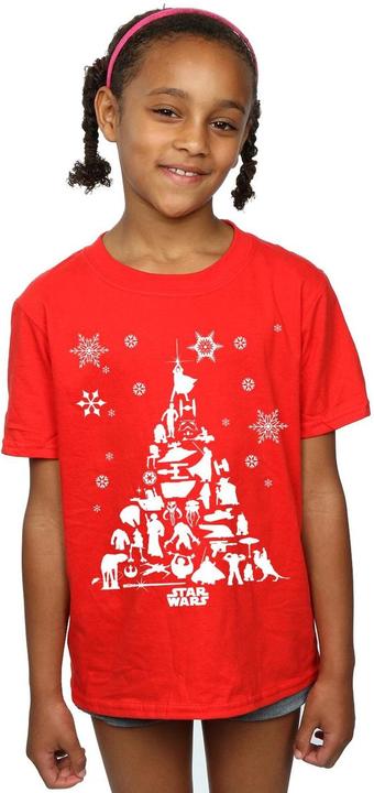 Immagine prodotto Star Wars Christmas Tree Maglietta Ragazze (152, 158)