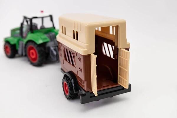 Produktbild Askato Traktor mit Anhänger für den Transport von Pferden R/C