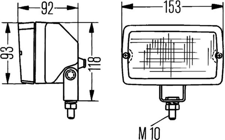 Immagine prodotto Hella Fari da lavoro alogeni Master 5060 illuminazione ad ampio spettro