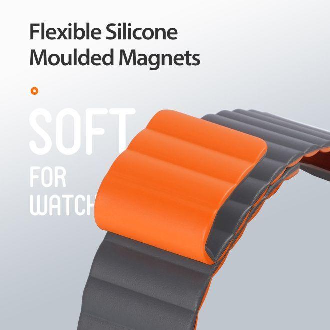 Image du produit Dux Ducis magnetic strap watch strap 7/6/5/4/3/2 (40 mm, 38 mm, 41 mm, Silicone, Apple Watch Series 1, Apple Watch Series 2, Apple Watch Series 3, Apple Watch Series 4, Apple Watch Series 5, Apple Watch Series 6, Apple Watch Series 7, Apple Watch Series 8, Apple Watch Series 9, Apple Watch SE)