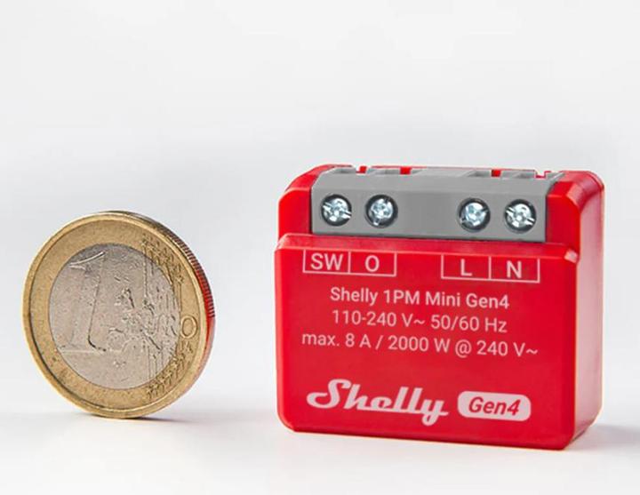 Produktbild Shelly 1PM Mini Gen4 (Schaltaktor)