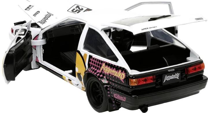 Actual product image Jada Aggretsuko 1986 Toyota Trueno AE86 1:24