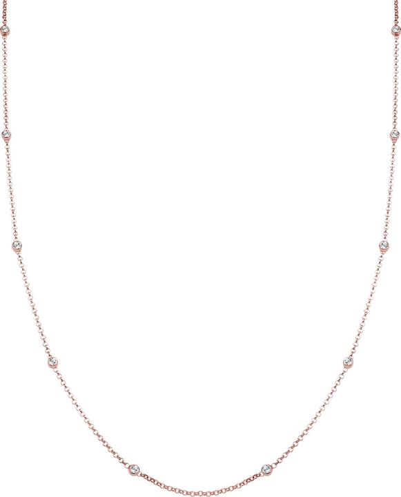 Image du produit Elli Collier Solitaire Basic Cristaux 925 Argent (Argent sterling 925, Cristal de verre, 45 cm)