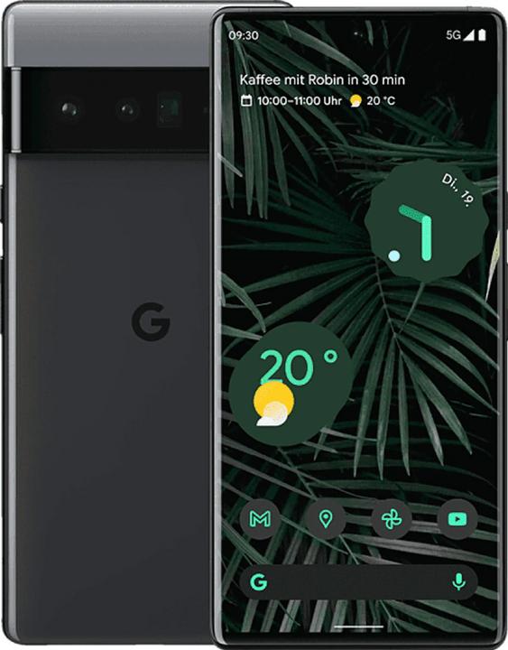 Actual product image Google Pixel 6 Pro (128 GB, Stormy Black, 6.70", SIM + eSIM, 50 Mpx, 5G)
