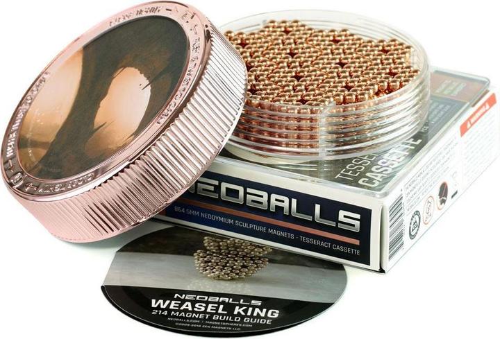 Produktbild Neoballs Kugelmagnete Rosegold - Tesseract-Kassette