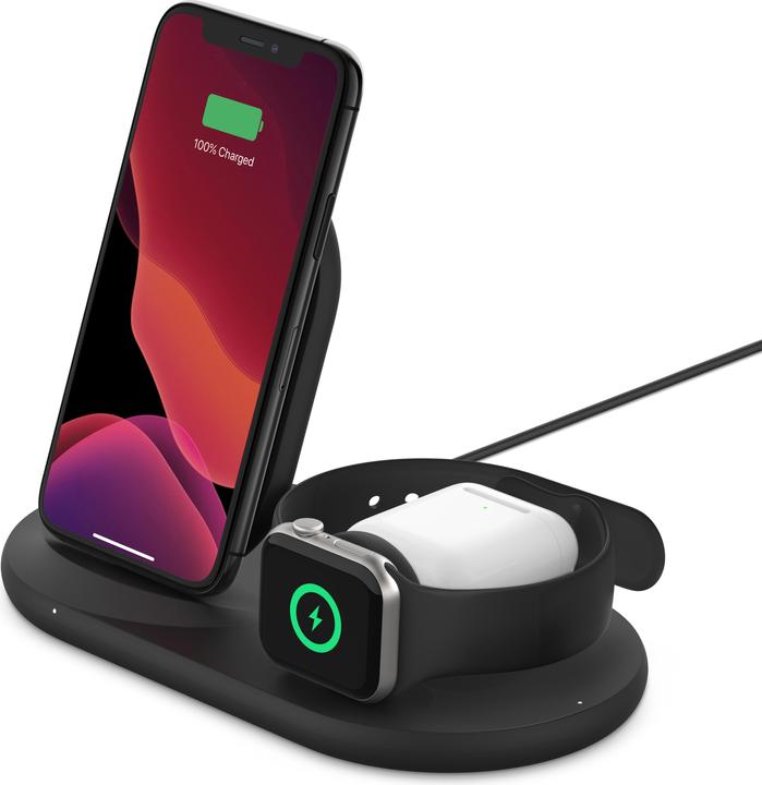 Image du produit Belkin BoostCharge 3-in-1 Ladestation (7.50 W)