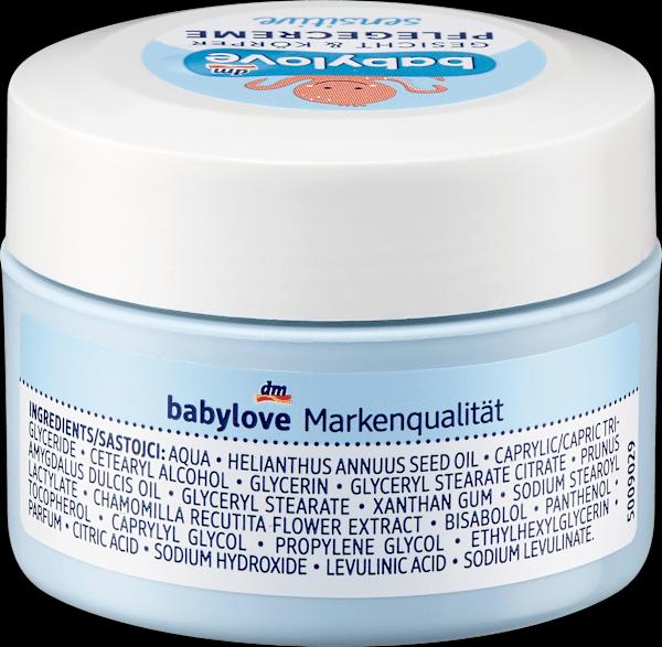 Produktbild dm babylove Pflegecreme sensitive