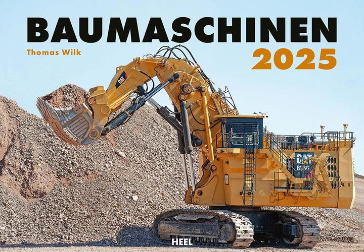 Produktbild Baumaschinen Kalender 2025 (Deutsch)
