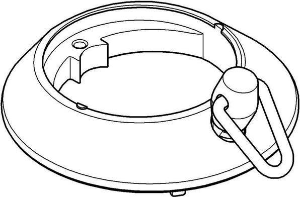 Actual product image Grohe Rosette chr chrome
