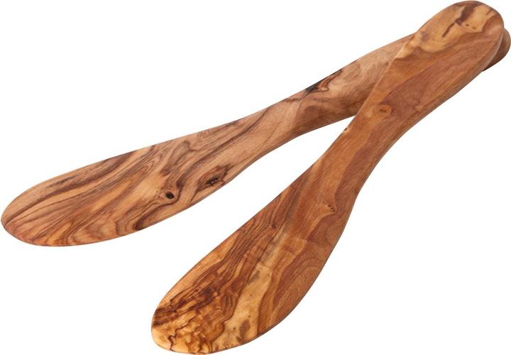 Produktbild Natura Punto 2er Set Buttermesser aus Olivenholz (2 Stück, Besteck Set)