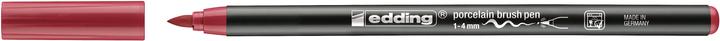 Produktbild Edding Porzellanmalstift Brushpen (Karminrot, 4 mm, 1 x)