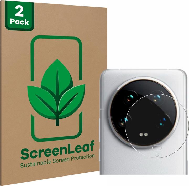 Productafbeelding ScreenLeaf Beschermfolie duurzame screenprotector screenprotector folie helder transparant (2 Stuk, Xiaomi 14 Ultra)