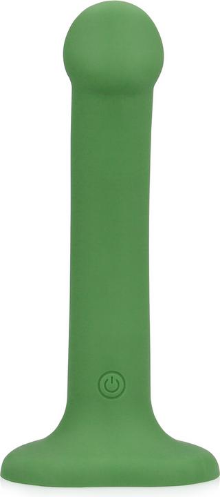 Loveline Non-Phallic Vibrating Dildo - Small - Forest Green