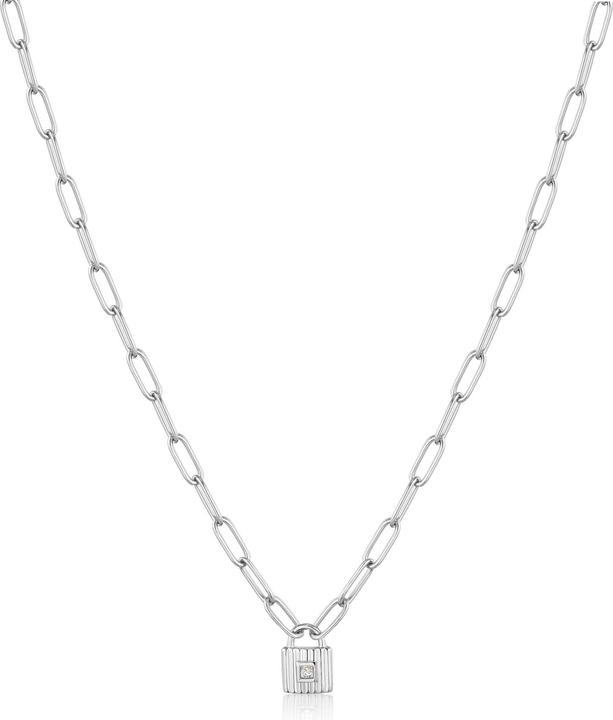 Produktbild Ania Haie Silver Chunky Padlock Halskette (925er Silber, 40 - 45 cm)