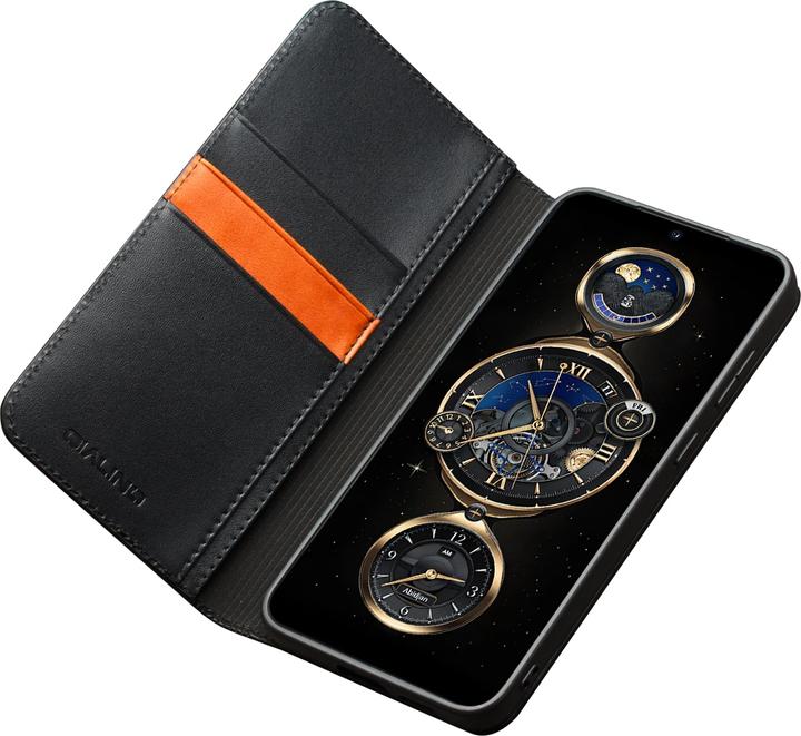 Produktbild QiAlino Hülle Flip Matt Wallet (Samsung Galaxy S25+)
