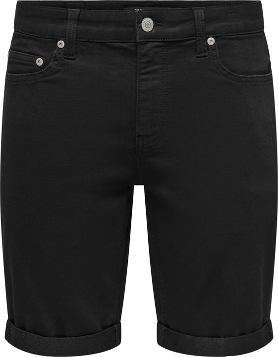 Only & Sons Onsply Jog Blk 0280 Pim Dnm Shorts Noos