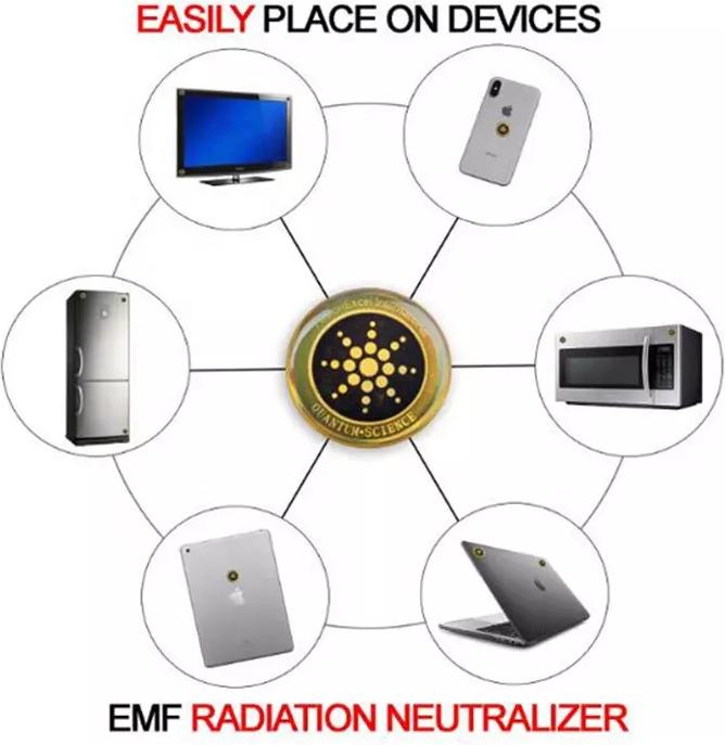 Produktbild PhoneLook Set aus 6 Pellets selbstklebender Anti-Wellen- und Anti-Strahlen-Patch für das Telefon