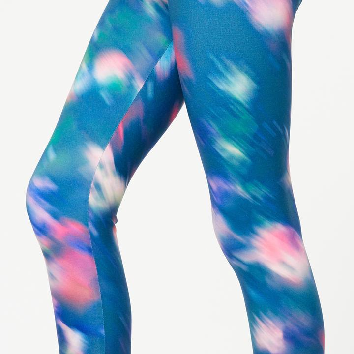 Produktbild Decathlon Leggings Mädchen atmungsaktiv - bunt bedruckt (10, 11, 12)