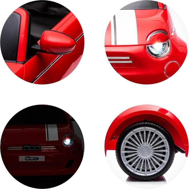 Actual product image Chipolino Kinder Elektroauto Fiat 500 (12 V)