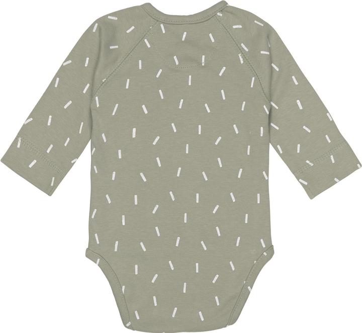 Lässig Langarm-Body Speckles Olive