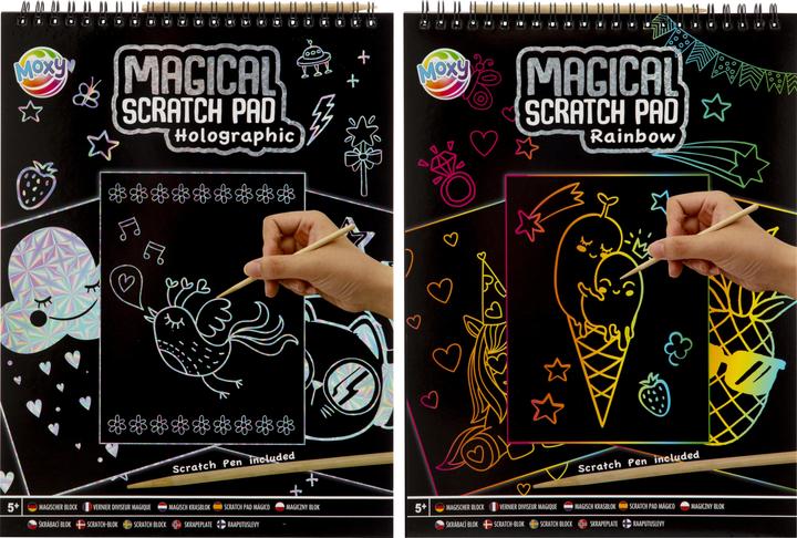 Actual product image Grafix Magic Scratch Blok A4