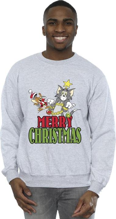 Immagine prodotto Tom & Jerry Merry Christmas Baubles Felpa Uomo (4XL)