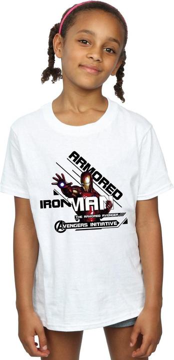 Image du produit - T-shirt IRON MAN ARMORED AVENGER - Fille (152, 158)