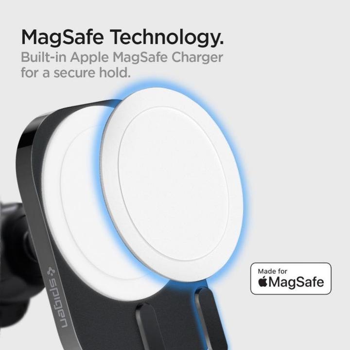 Produktbild Spigen Autohalterung mit Ladegerät ITM12W Onetap Pro 3 Magnetic Magsafe Vent Car Mount Wireless Charger b (15 W)