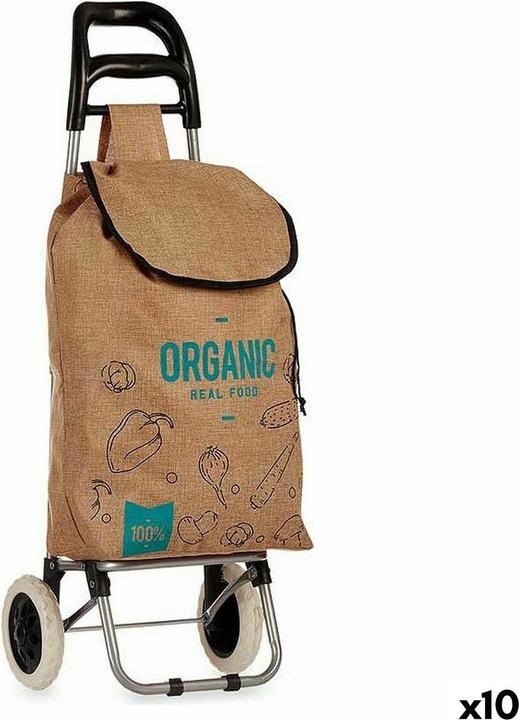 Immagine prodotto Kinvara Carrello marrone organico 3,3 L 36 x 95 x 35 cm (10 pezzi)