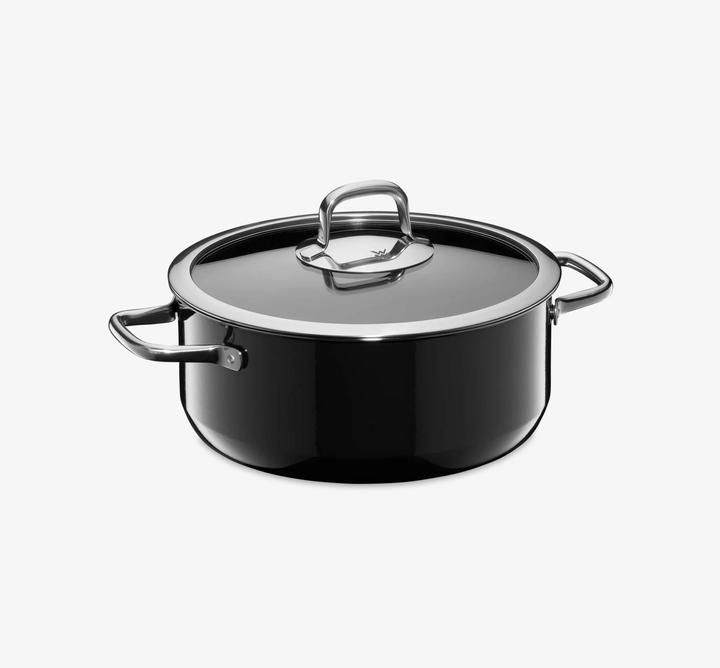 Produktbild WMF Bratentopf schwarz (24 cm, Kochtopf, Edelstahl)