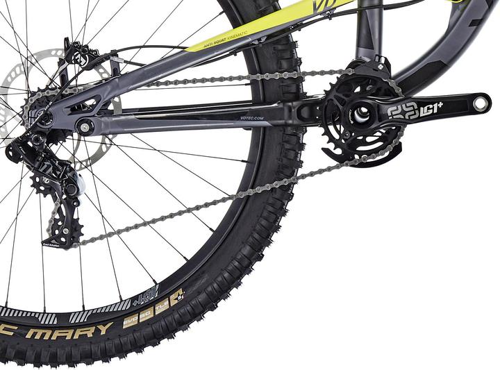 Produktbild Votec VD Elite - Downhill Fully 27,5" - grey/acid yellow (40 cm)