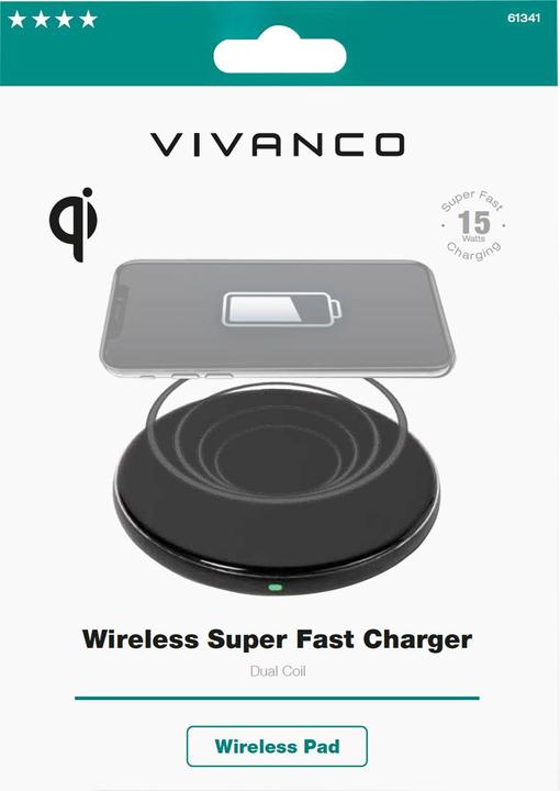 Produktbild Vivanco Wireless Super Fast Charger (61341) (15 W)
