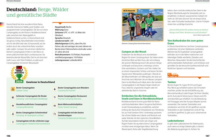 Actual product image ACSI Campingführer Deutschland 2025 (German, 2024)
