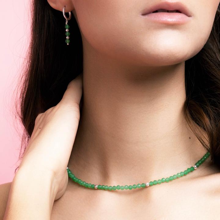 Actual product image Balibay Belen (925 Sterling silver, Gemstone, Aventurine)
