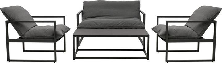 Produktbild Outdoor Living Coral Loungeset 4tlg. Aluminium/Sunbrella Sooty