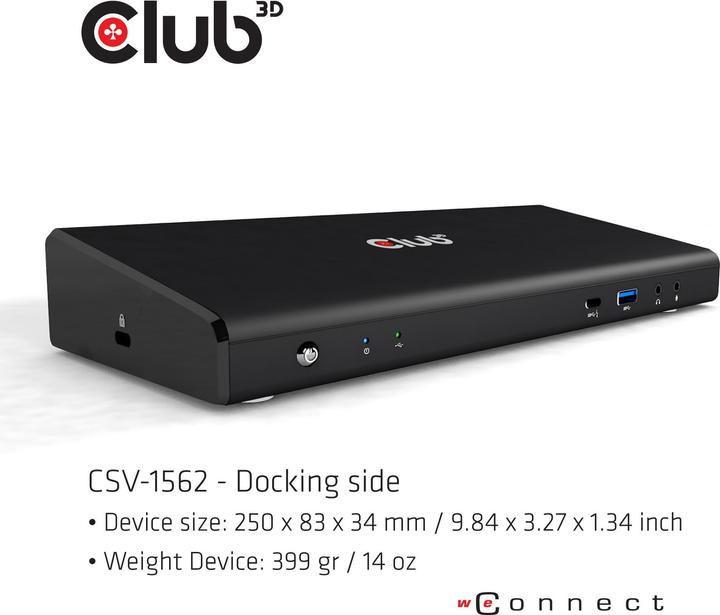 Actual product image Club 3D CSV-1562 (USB-C, 5 Ports)