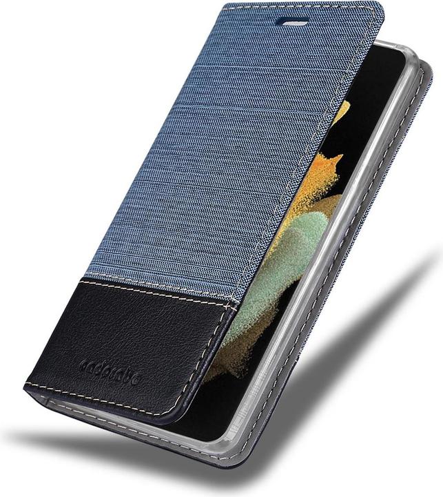 Image du produit Cadorabo Couverture look jeans Book (Samsung Galaxy S21 Ultra)