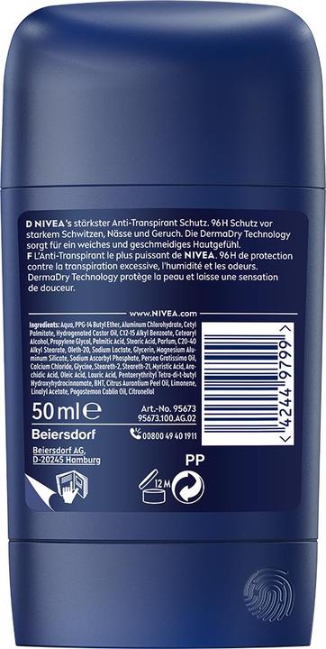 Produktbild NIVEA Men Derma Dry Control Stick (Stick, 50 ml)